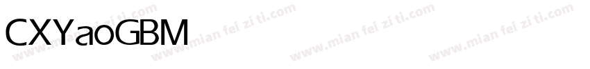 CXYaoGB Medium U Medium字体转换